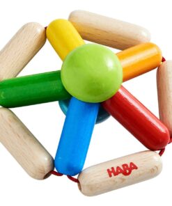 Color Carousel Wooden Baby Rattle