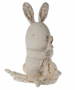 Bunny with Cuddle Cloth and Music Box - Natural