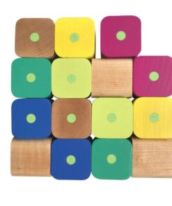 Baby's First Magnetic Wooden Blocks, 15-Piece Set