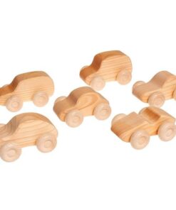 Natural Wooden Toy Cars