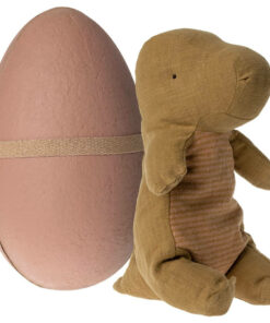 Medium Gantosaurus in Egg - Dark Ocher