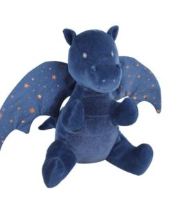 Midnight Dragon Organic Fabric Stuffed Animal